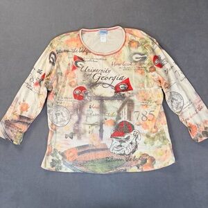 P. Michael- University of Georgia Campus Scenes- Y2K- Long Sleeve T-shirt